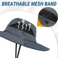Sun Hats for Men Women Wide Brim UPF 50+ UV Hat Khaki