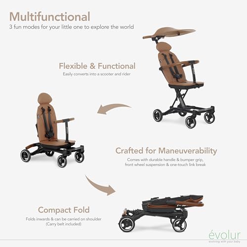 Cruise Rider Stroller with Canopy