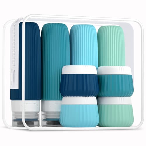 Travel Bottles for Toiletries 8 Pack (8 Count)