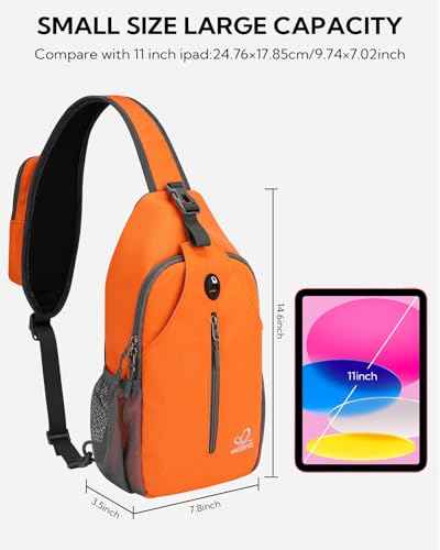 Crossbody Sling Backpack Sling Bag Travel Hiking Chest Bag Daypack