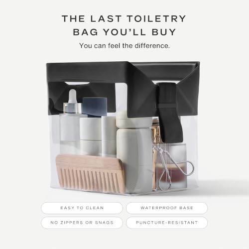 Parcel Clear Travel Kit with Zipperless Magnetic Closure