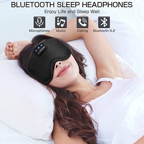 Sleep Headphones Sleep Mask with Bluetooth Headphones