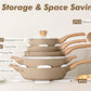 Ceramic Pots and Pans Set Nonstick