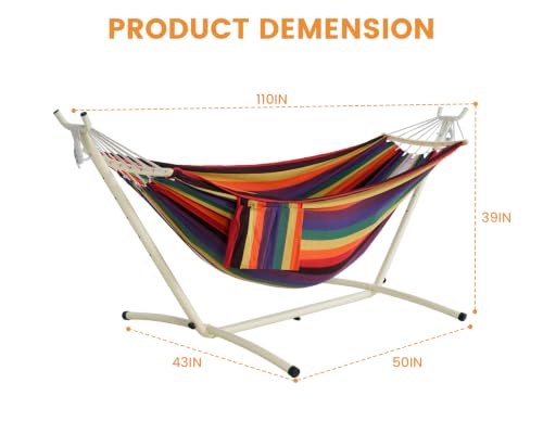 LazyDaze Hammocks Double Hammock with Stand