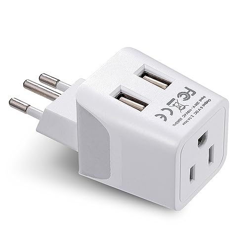 Brazil Travel Adapter Plug With Dual USB