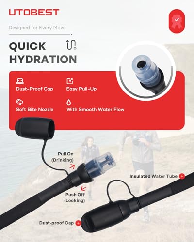 Water Bladder 2L Hydration Bladder for Hiking Backpack