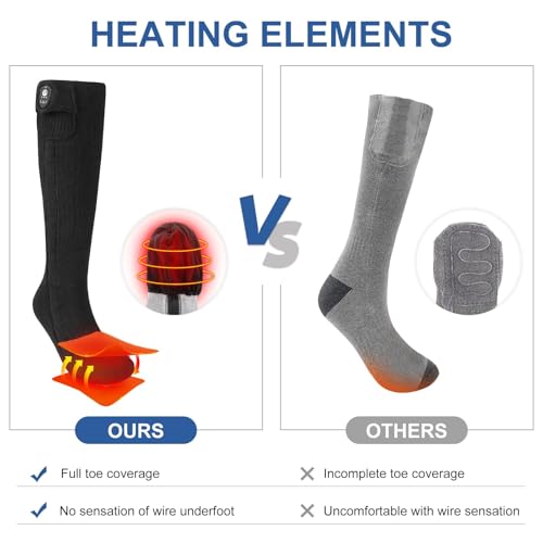 Heated Socks for Men Women