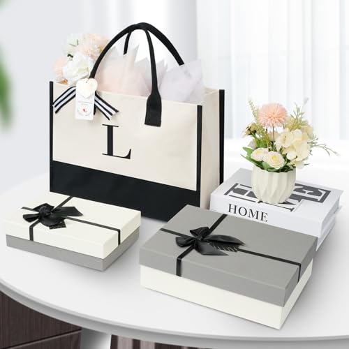 Initial Tote Bag