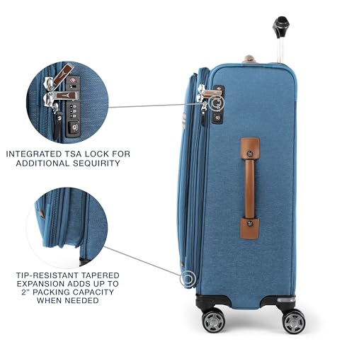 Platinum Elite Checked Luggage Spinner