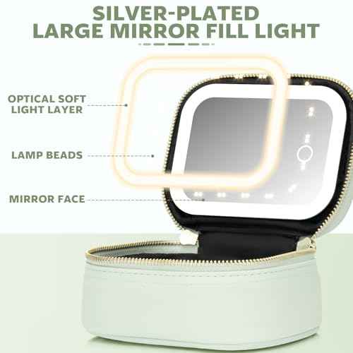 Mini Makeup Bag with Led Mirror