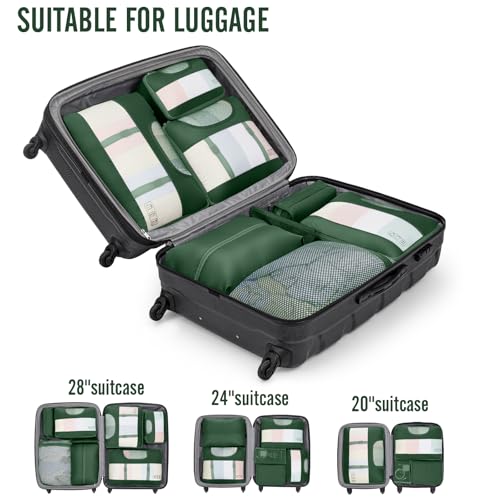 10 Set Packing Cubes for Travel Essentials (10 Count)