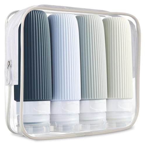Travel Bottles for Toiletries (4 Count)