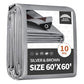 60x60 Feet Tarps Heavy Duty Waterproof