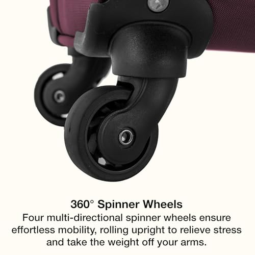 Anzio Softside Expandable Luggage with Spinner Wheels (3 Piece)