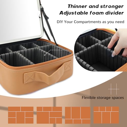 Makeup Bag with Led Mirror