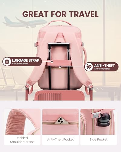 40L Travel Backpack Flight Approved Carry on Backpack