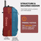 Rolling Duffle Bag with Wheels
