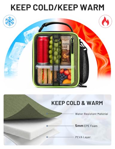 Expandable Small Lunch Box for Men Women Kids to Work School