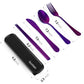 Travel Utensils with Case (5 Count)