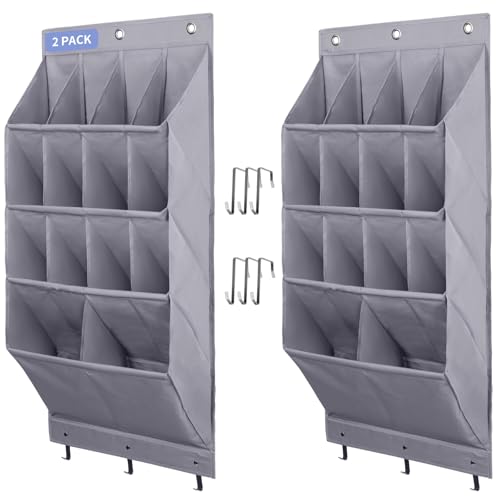 2 Pack Over the Door Shoe Organizers (2 Count)