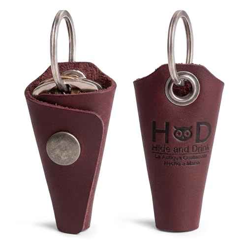 Full Grain Leather Wrap Keychain