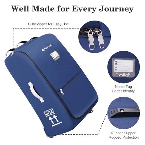 Stroller Bag Stroller Travel Bag for Airplane Compatible with UPPAbaby Vista V1 V2 V3