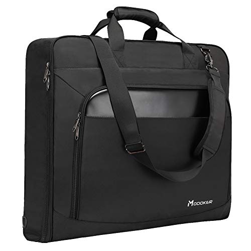 Carry On Garment Bag for Hanging Suits with Shoulder Strap