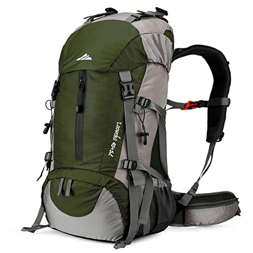 50L Hiking Backpack with Rain Cover for Both Men & Women