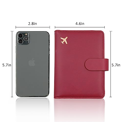 Premium Leather Passport Holder Covers Case