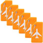 6 Pack Silicone Luggage Tag for Suitcases with Stainless Loop (6 Count)