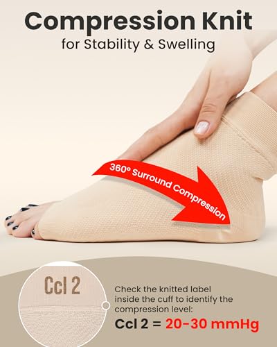Ankle Compression Sleeve (2 Count)