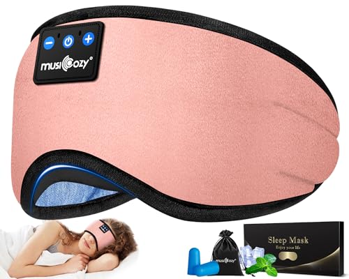 Sleep Headphones Bluetooth 5.4 Sleep Eye Mask with HD Speakers