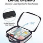 Clear Toiletry Bag with Handle 2 (2 Count)