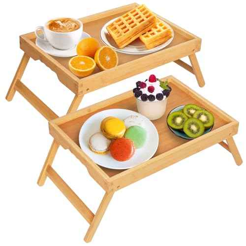 FSC 100% Bamboo Bed Trays (2 Count)