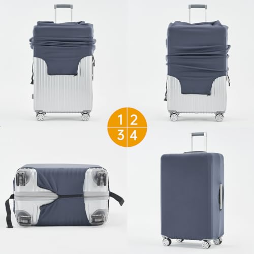 Travelkin Luggage Covers For Suitcase Tsa Approved Suitcase Cover Protector