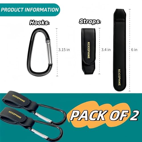 2 Pack Stroller Hooks