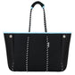 Neoprene Multipurpose Beach Bag Tote with Inner Zipper Pocket
