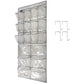 Extra Large Hanging Crystal Clear Over The Door Shoe Organizer