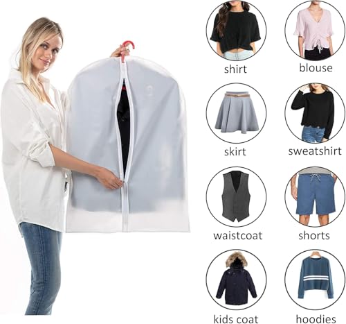 6 Pack Shirt Garment Bags (12 Count)