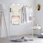 2 Pack 3 Shelf Hanging Closet Organizer with 2 Velcro (2 Count)