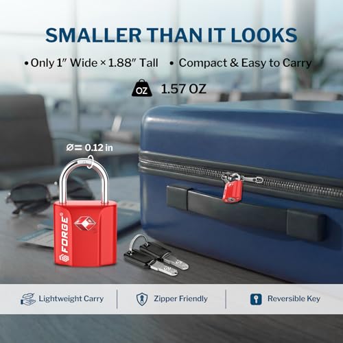 1''x1'' TSA Approved Luggage Locks (2 Count)