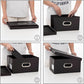 Collapsible Storage Box with Lid [1