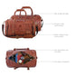 Vintage Genuine Leather Duffle Bag for Men