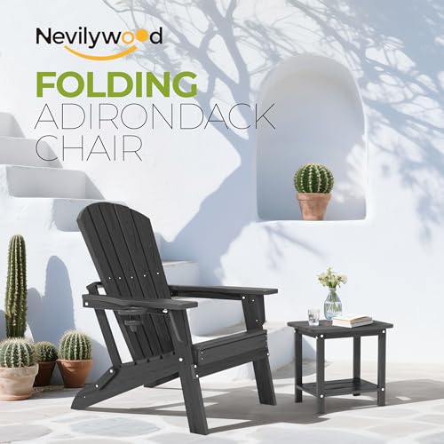 Folding Adirondack Chairs Set of 4