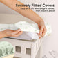 2 Pack Organic Changing Pad Covers for Girl (2 Count)
