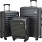 3Pcs (20/24/28) Luggage Set, Lightweight HardShell Suitcase with Wheels (3 Count)