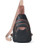 10L Crossbody Sling Bag for Women Men Anti Theft Cross Body Fanny Pack Belt Bag Purse Gifts for Women Faux Leather