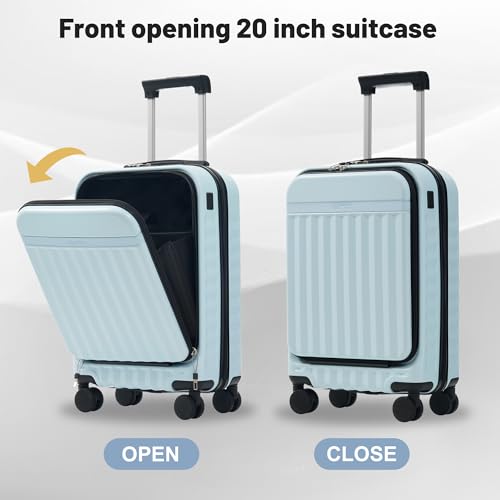 Luggage Sets Front Opening (2 Count)
