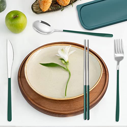 Portable Travel Camping Cutlery Set