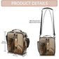 Animal Hores Brown Kids Lunch Box for Girls Boys Reusable Insulated Lunch Bag for Kids Toddler Thermal Cooler Spacious Lunchbox with Shoulder Strap Lunchbag for School Work Picnic (print 23)